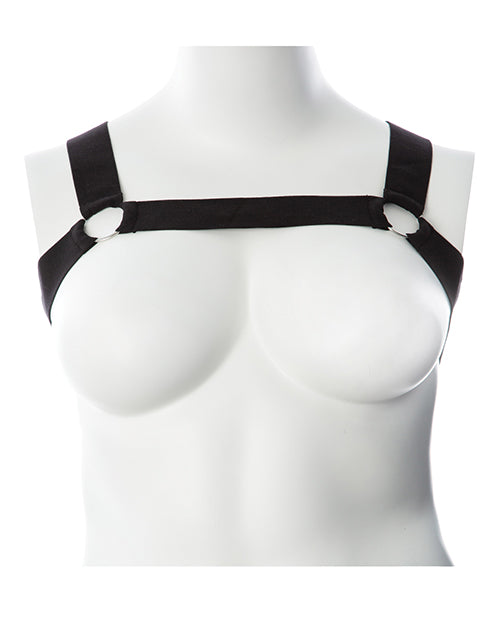 Inclusive XL-XXXL Black Gender Fluid Harness - featured product image.
