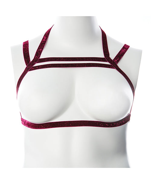 Raspberry Glitter Gender Fluid Harness - featured product image.