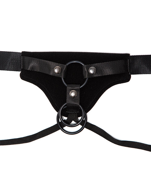 Gender Fluid Skylar Strap-On Harness - Black Product Image.