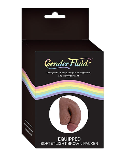 5" Gender Fluid Soft Packer Product Image.