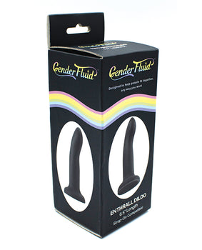 Consolador fluido con correa Enthrall Gender - 6.5" Negro - Featured Product Image