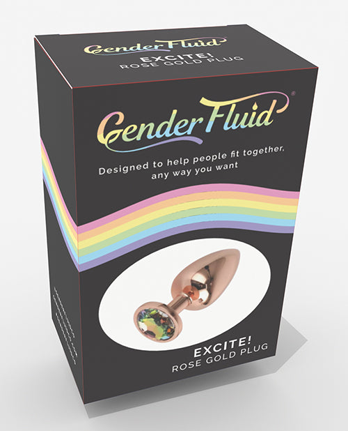 Lujoso fluido de género en oro rosa ¡Emoción! Enchufar - featured product image.