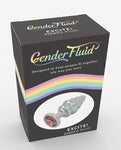 Gender Fluid Excite! Silver Ribbed Plug