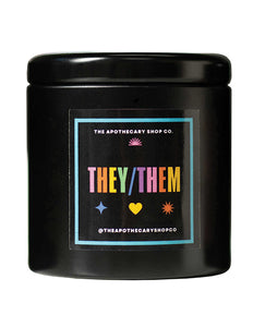 Inclusive Vanilla Bean Candle - They/Them ðŸ•¯ï¸