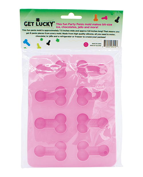 Naughty Penis Party Silicone Tray - Pink Product Image.