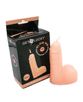 Get Lucky 5" Peach Penis Candle - Ignite Your Passion