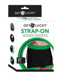 Get Lucky Strap On Boxers - Negro/Verde XL-XXL