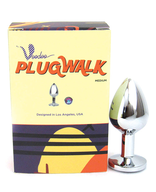 Plug metálico plateado Voodoo Walk - Estimulación definitiva Product Image.