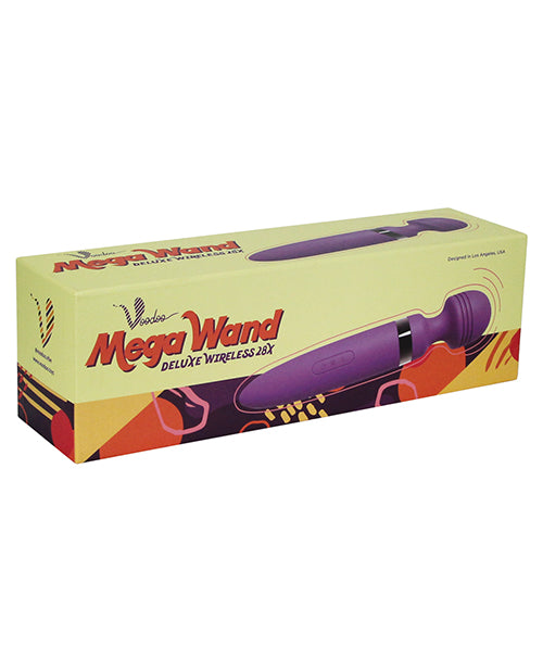 Voodoo Deluxe Mega Wand 28X - Púrpura: máxima relajación y placer Product Image.