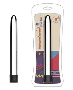 Voodoo 9" Silver Multi-Speed Vibrator - A Sensual Journey Awaits