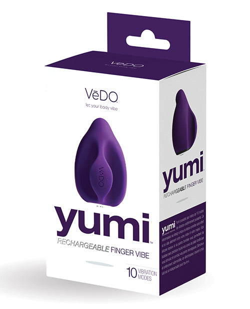 Vedo Yumi Finger Vibe: 10 modos potentes, resistente al agua y apto para viajes Product Image.