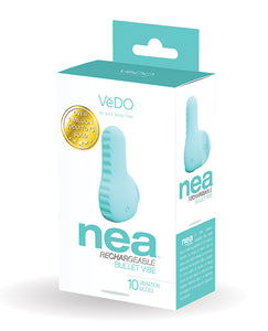 VeDO Nea Rechargeable Finger Vibe in Tease Me Turquoise