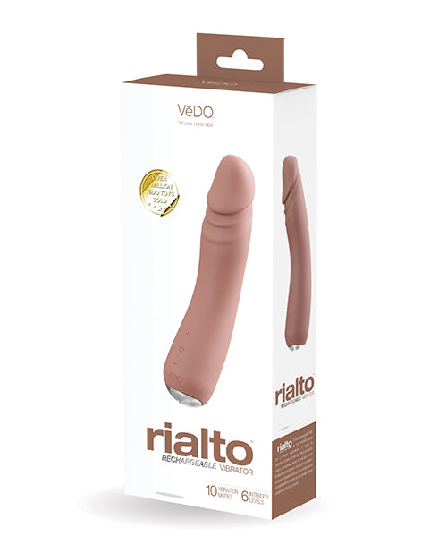 Vibrador recargable Vedo Rialto: máxima experiencia de placer Product Image.
