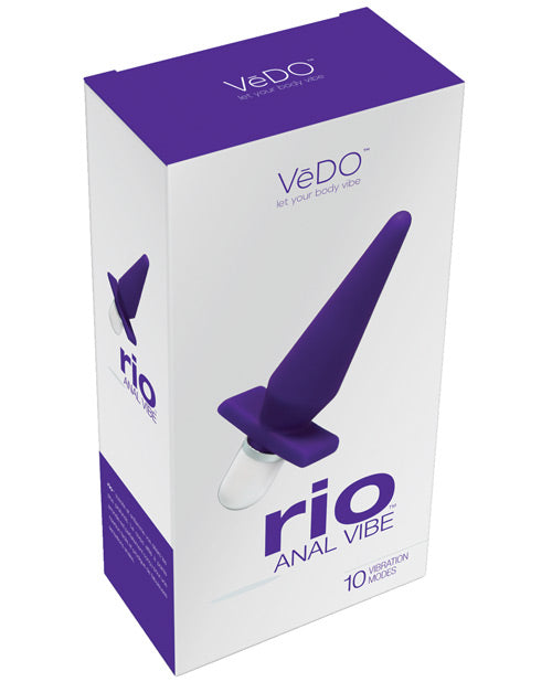 VeDO Rio Anal Vibe: Placer de lujo personalizable - featured product image.