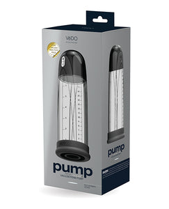 VeDO Pump Rechargeable Vacuum Penis Pump in Just Black: A Journey into Intimacy