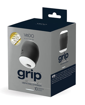 VeDO Grip Rechargeable Vibrating Sleeve - Just Black - Featured Product Image