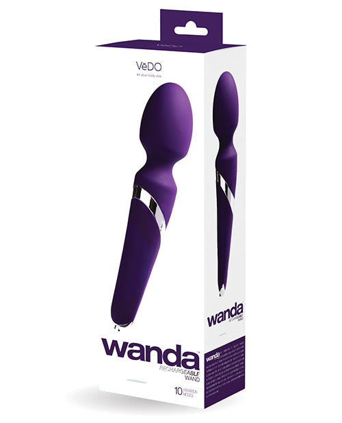 Varita recargable Vedo Wanda: 10 modos de vibración - featured product image.