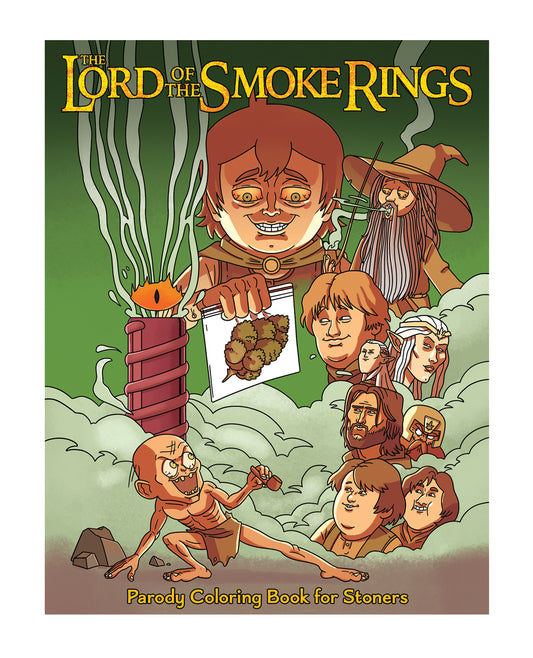 The Lord of the Smoke Rings Colouring Book - featured product image.