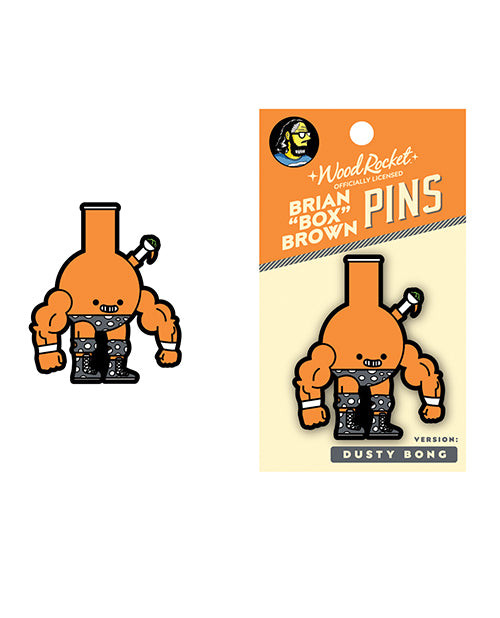 Pin esmaltado "Dusty Bong" de Box Brown - featured product image.