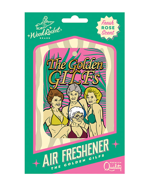 Wood Rocket Middle Finger Peach Air Freshener - Cologne Product Image.