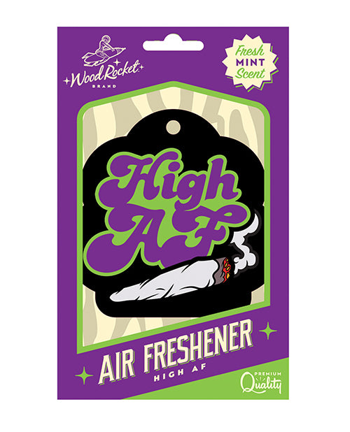 Wood Rocket High AF Mint Air Freshener - Freshen Your Space in Style - featured product image.