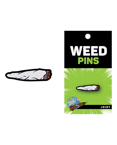 木質火箭雜草接頭別針 - 大麻之愛的時尚表達 Product Image.