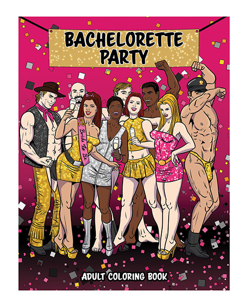 Ultimate Bachelorette Party Colouring Book by Wood Rocket - featured product image.