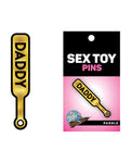 Wood Rocket Sex Toy Daddy Paddle Pin - Oro