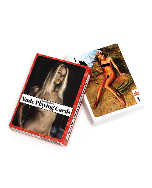 Wood Rocket Nude Models Playing Cards - featured product image.