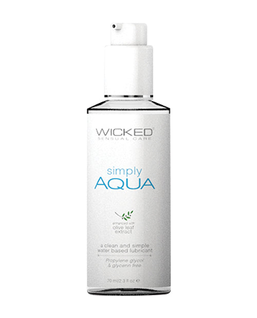 Wicked Sensual Care Simply Aqua Lubricante a base de agua - featured product image.