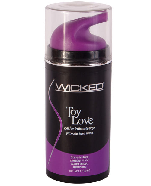 Wicked Sensual Care Toy Love Water-Based Gel - 3.3 oz - featured product image.