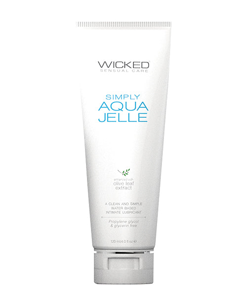 Wicked Sensual Care Simply Aqua Jelle Water Based Lubricant - Long-lasting Pleasure - featured product image.