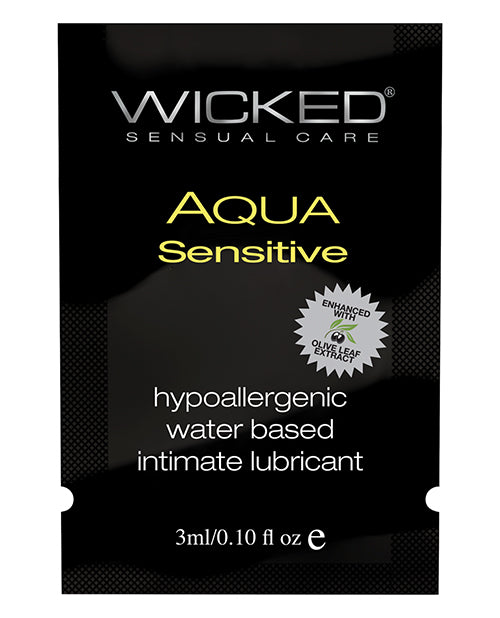 Shop for the Wicked Sensual Care Aqua Sensitive Water Based Lubricant - Hypoallergenic & Skin-Nourishing at My Ruby Lips