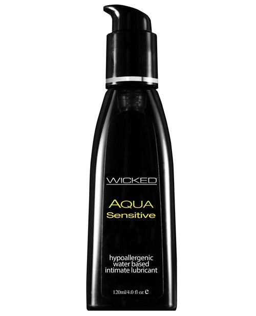 Shop for the Wicked Sensual Care Aqua Sensitive Water Based Lubricant - 4 oz at My Ruby Lips
