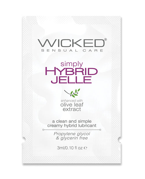 Lubricante de gelatina simplemente híbrido Wicked Sensual Care Product Image.