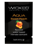 Lubricante a base de agua con sabor a vainilla Wicked Aqua