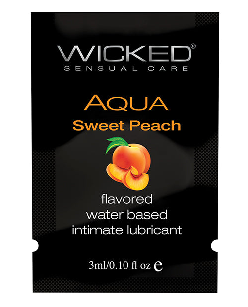 Lubricante a base de agua con sabor a vainilla Wicked Aqua - featured product image.