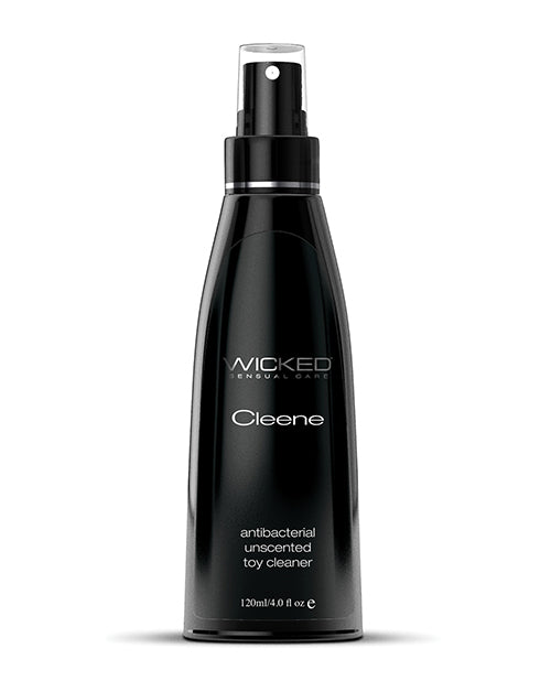 Wicked Sensual Care Simply Cleene Limpiador de juguetes - 4 oz: Elegancia esencial para momentos íntimos - featured product image.