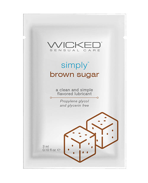 Wicked Sensual Care Simply Water Based Lubricant - Passion Fruit Scent - Travel Size Product Image.