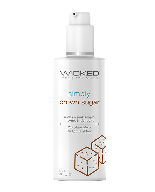 Lubricante a base de agua Wicked Sensual Care Simply - Infusión de maracuyá Product Image.