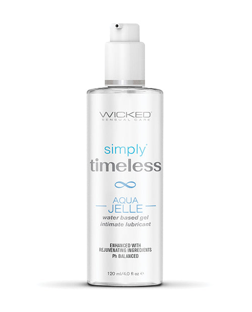 Wicked Sensual Care Simply Timeless Aqua Jelle Water Based Lubricant - Menopause Relief Product Image.