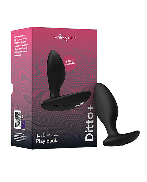 We-Vibe Ditto+: Ultimate Pleasure Anal Plug with Remote Control Product Image.