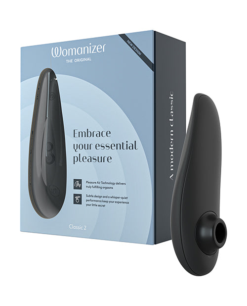 Womanizer Classic 2 - Burdeos: Estimulador de clítoris de aire de placer intenso - featured product image.