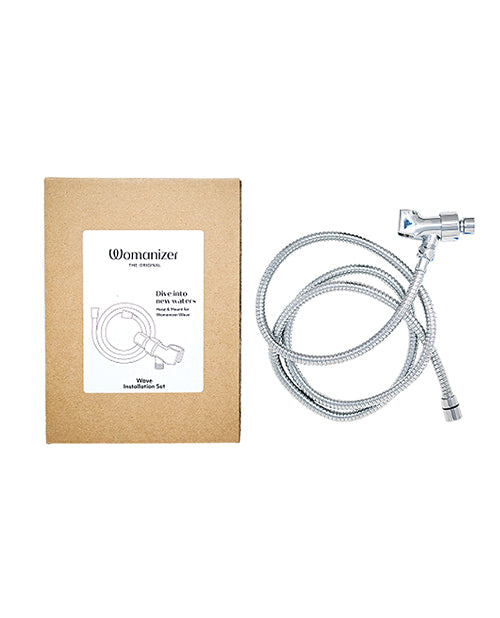 Shop for the Womanizer Wave Chrome Shower Hose & Arm Mount Kit at My Ruby Lips