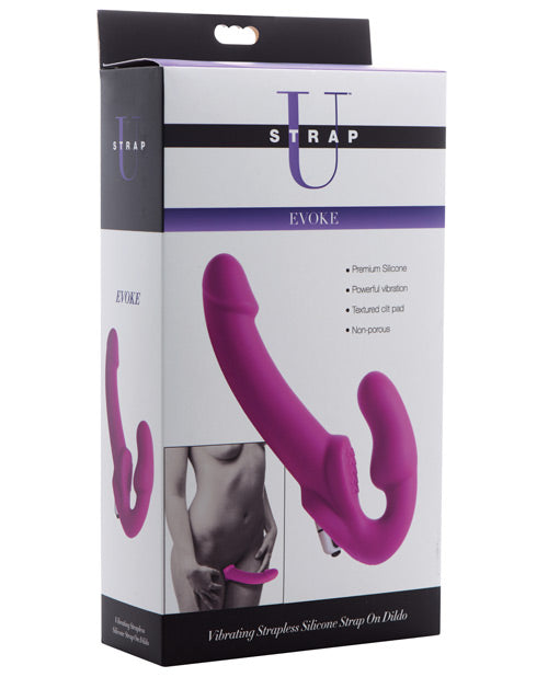 Shop for the Strap U Vibrating Strapless Silicone Strap on Dildo - Dual Pleasure Delight at My Ruby Lips