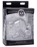 Master Series Detained 2.0 Jaula de castidad transparente