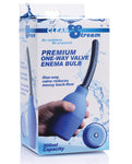 Bombilla para enema con válvula unidireccional CleanStream Premium: una experiencia de limpieza lujosa