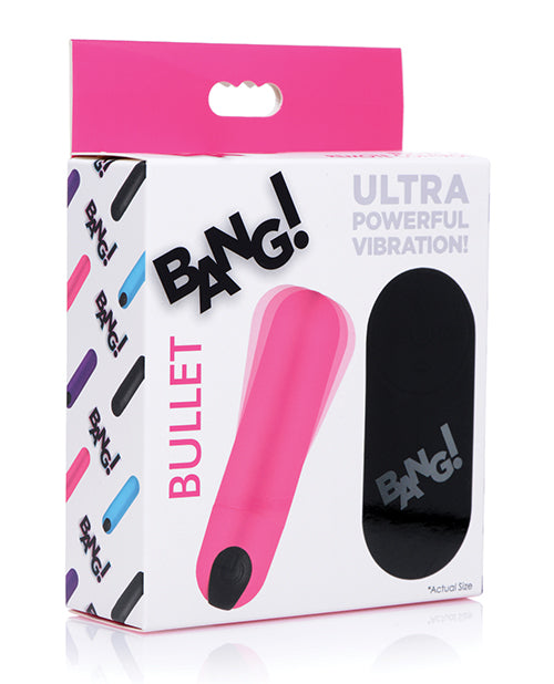 La bala vibratoria definitiva de Bang con mando a distancia - featured product image.