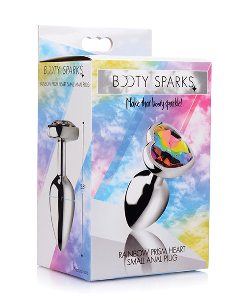 Bootysparks 彩虹稜鏡心型肛門塞 - featured product image.