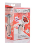 Booty Sparks Red Heart Gem Glass Anal Plug - Luxury Intimate Glamour